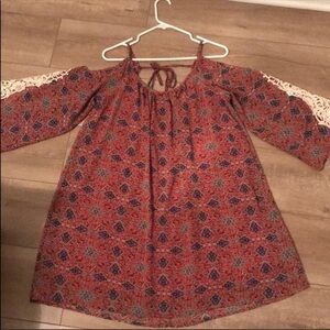 Umgee Bohemian Baby Doll dress